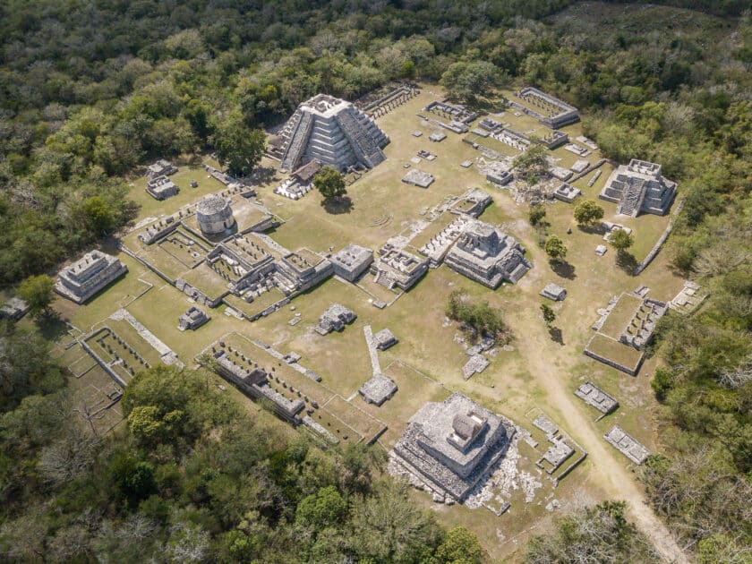 Maya-Ruinen Mayapan in Yucatan